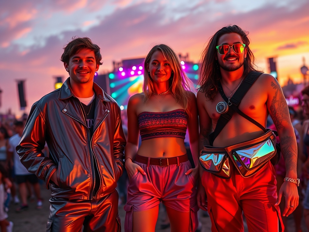 tiparg.ro | Moda și muzica electronică: Materiale strălucitoare și linii futuriste